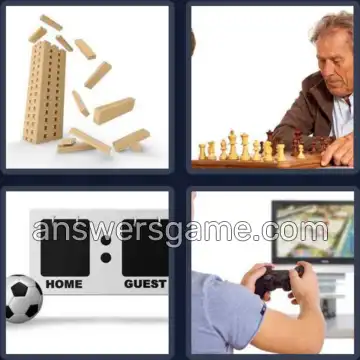 4 Immagini 1 Parola 5 lettere GIOCO