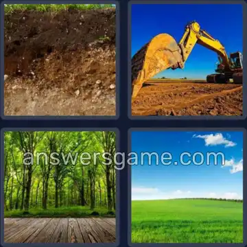 4 Immagini 1 Parola 5 lettere TERRA