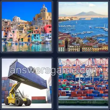 4 Immagini 1 Parola 5 lettere PORTO