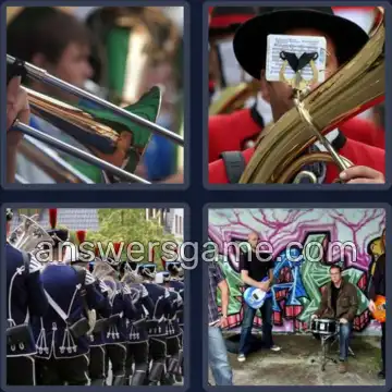 4 Immagini 1 Parola 5 lettere BANDA