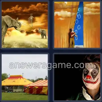 4 Immagini 1 Parola 5 lettere CIRCO