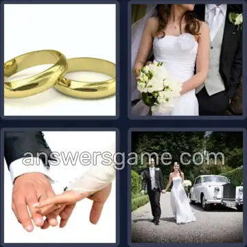 4 Immagini 1 Parola 5 lettere SPOSI