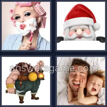 4 Immagini 1 Parola 5 lettere BARBA