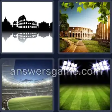 4 Immagini 1 Parola 5 lettere ARENA