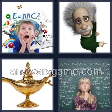 4 Immagini 1 Parola 5 lettere GENIO
