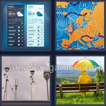 4 Immagini 1 Parola 5 lettere METEO