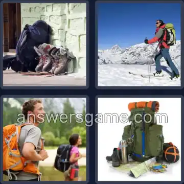 4 Immagini 1 Parola 5 lettere ZAINO