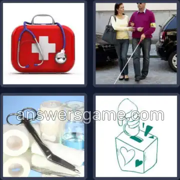 4 Immagini 1 Parola 5 lettere AIUTO