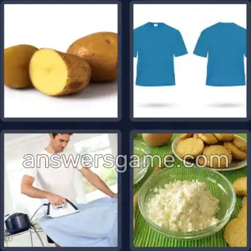 4 Immagini 1 Parola 5 lettere AMIDO