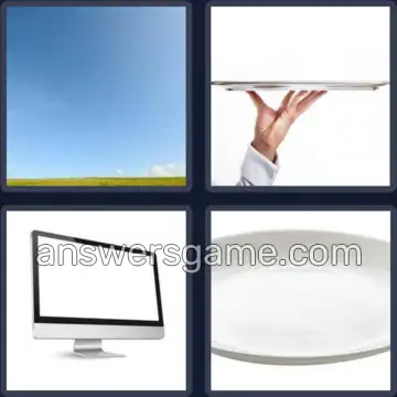 4 Immagini 1 Parola 6 lettere PIATTO