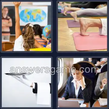 4 Immagini 1 Parola 6 lettere CLASSE