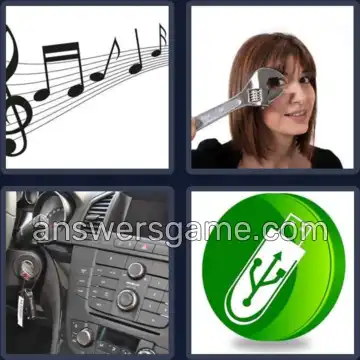 4 Immagini 1 Parola 6 lettere CHIAVE