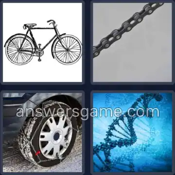 4 Immagini 1 Parola 6 lettere CATENA