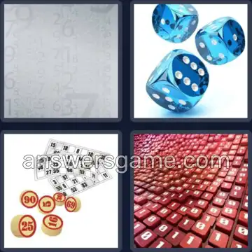 4 Immagini 1 Parola 6 lettere NUMERI