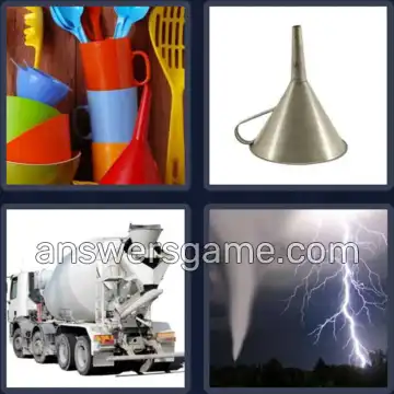 4 Immagini 1 Parola 6 lettere IMBUTO