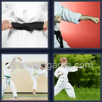 4 Immagini 1 Parola 6 lettere KARATE