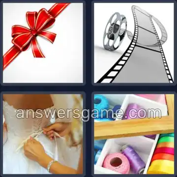 4 Immagini 1 Parola 6 lettere NASTRO