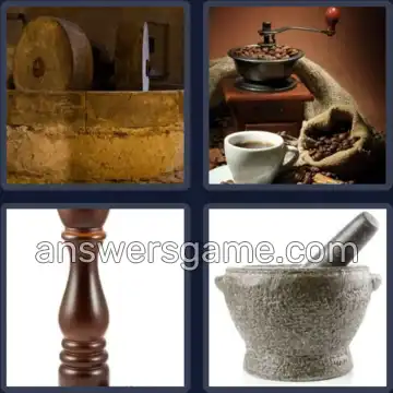 4 Immagini 1 Parola 6 lettere MACINA