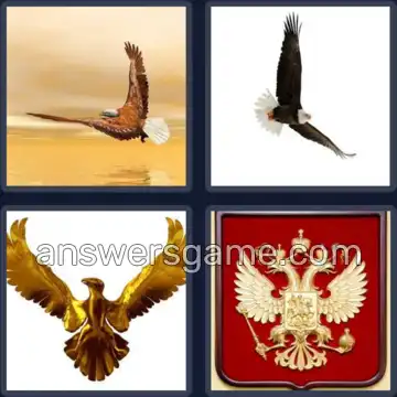 4 Immagini 1 Parola 6 lettere AQUILA