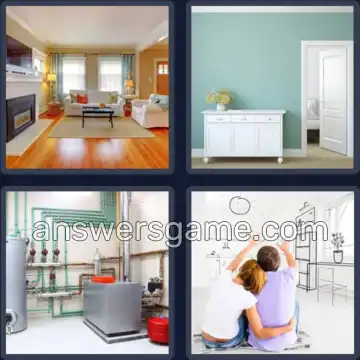 4 Immagini 1 Parola 6 lettere STANZA