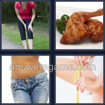 4 Immagini 1 Parola 6 lettere COSCIA