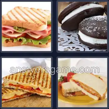 4 Immagini 1 Parola 6 lettere PANINO