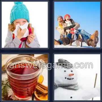 4 Immagini 1 Parola 7 lettere INVERNO