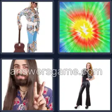 4 Immagini 1 Parola 7 lettere HIPPIES
