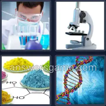 4 Immagini 1 Parola 7 lettere SCIENZA