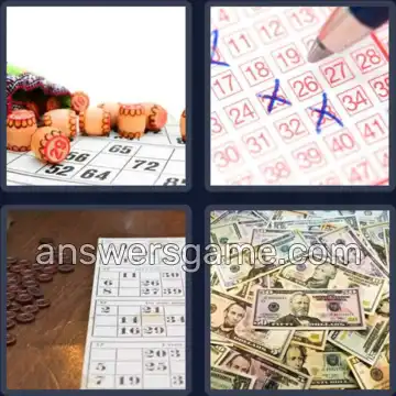 4 Immagini 1 Parola 7 lettere TOMBOLA