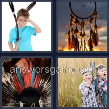 4 Immagini 1 Parola 7 lettere INDIANI