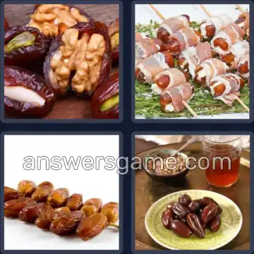 4 Immagini 1 Parola 7 lettere DATTERI