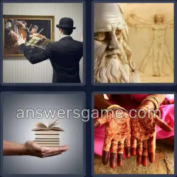 4 Immagini 1 Parola 7 lettere CULTURA