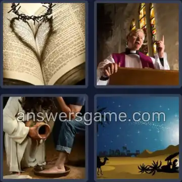 4 Immagini 1 Parola 7 lettere VANGELO