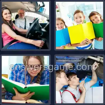 4 Immagini 1 Parola 7 lettere ALLIEVO