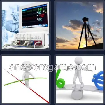 4 Immagini 1 Parola 7 lettere STABILE