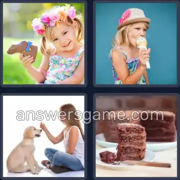 4 Immagini 1 Parola 7 lettere PIACERE