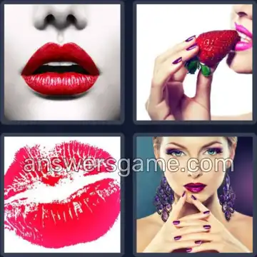 4 Immagini 1 Parola 8 lettere ROSSETTO