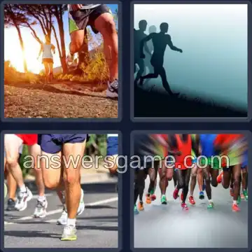 4 Immagini 1 Parola 8 lettere MARATONA