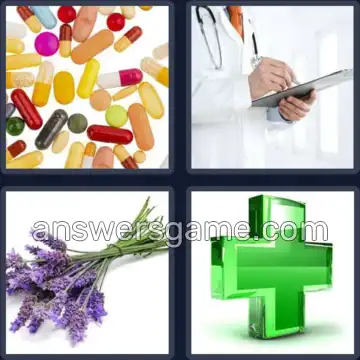 4 Immagini 1 Parola 8 lettere MEDICINA