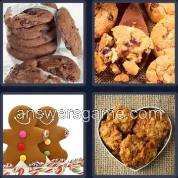 4 Immagini 1 Parola 8 lettere BISCOTTO