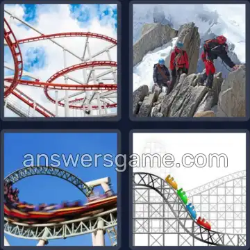 4 Immagini 1 Parola 8 lettere MONTAGNE