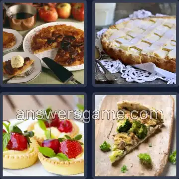 4 Immagini 1 Parola 8 lettere CROSTATA