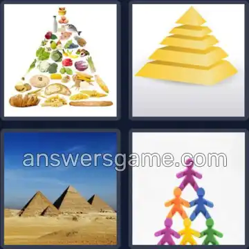 4 Immagini 1 Parola 8 lettere PIRAMIDE