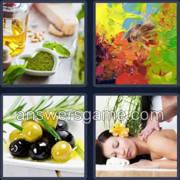 4 Plaatjes 1 Woord 4 letters OLIE