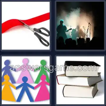 4 Plaatjes 1 Woord 4 letters BAND