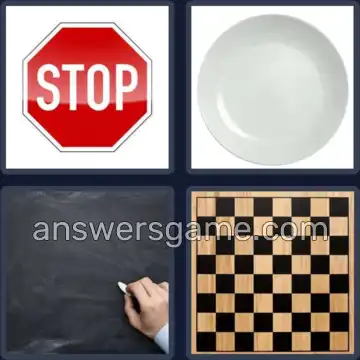 4 Plaatjes 1 Woord 4 letters BORD