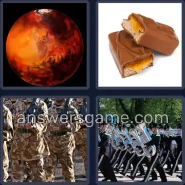 4 Plaatjes 1 Woord 4 letters MARS