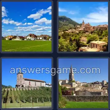 4 Plaatjes 1 Woord 4 letters DORP