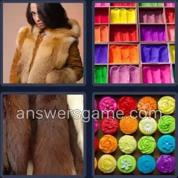 4 Plaatjes 1 Woord 4 letters BONT